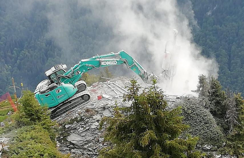 Glissière de forage sur pelle 27T