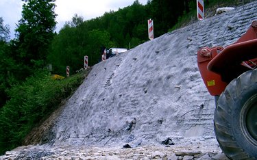 Soil Nailing process