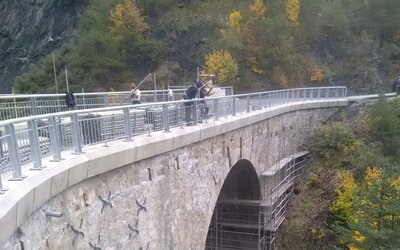 Tirants d'enserrement dans le Pont de l'Eymare Réallon 05