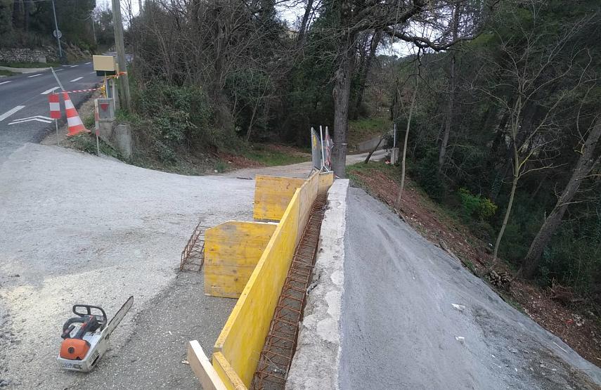 Coffrage pour longrine armée