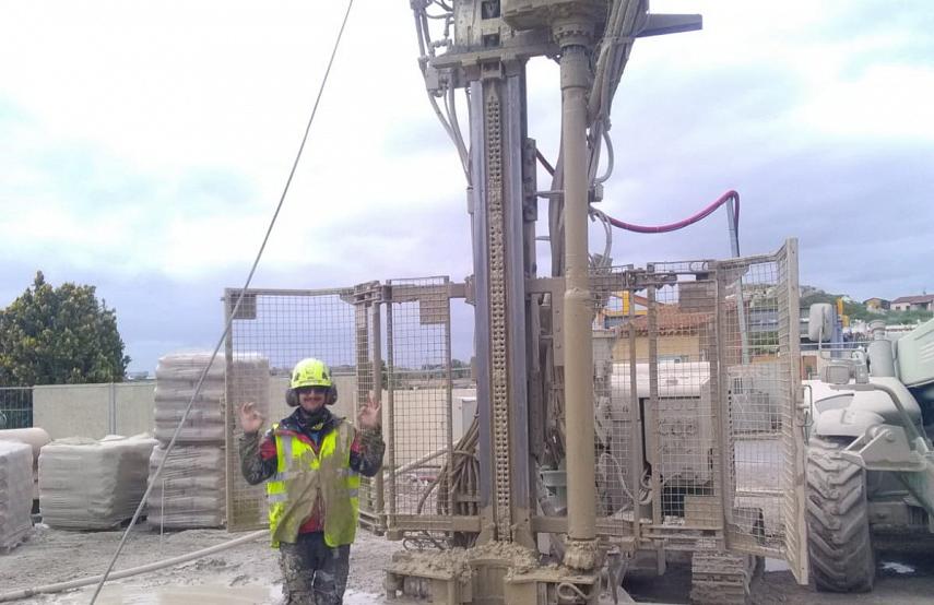 Micropieux pour fondation d'un réservoir à Istres (13)