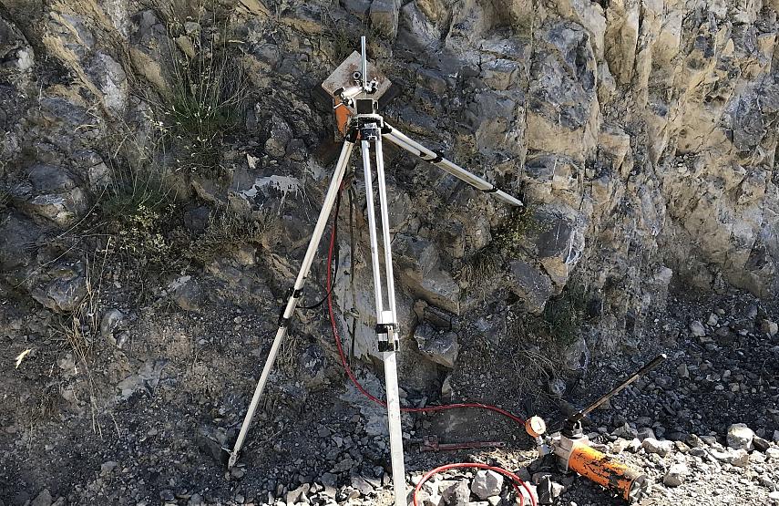 Essai de traction sur ancrages