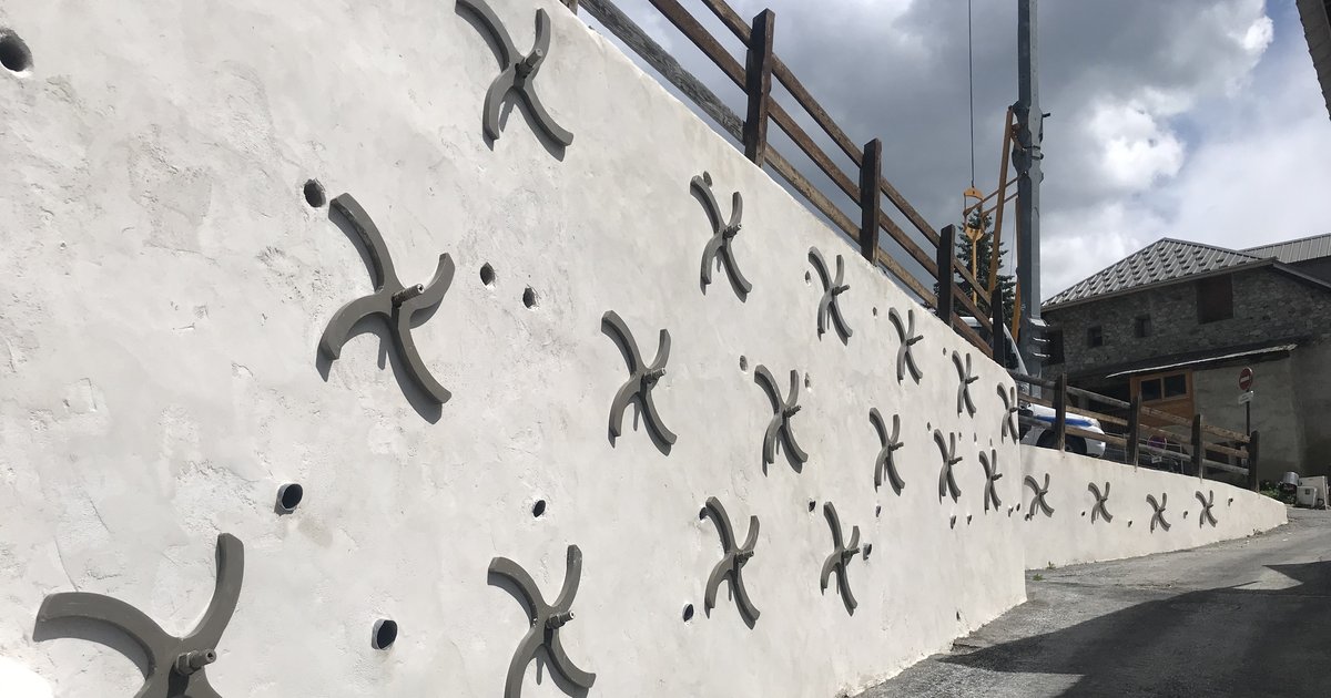 Croix de Saint André - Stabilisation Protection